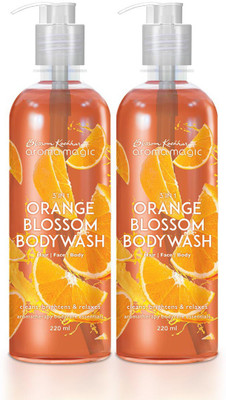 

Aroma Magic 3 in 1 Orange Blossom body wash - 220ml ( Pack of 2)(220 ml, Pack of 2)