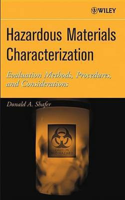 Hazardous Materials Characterization(English, Electronic book text, Shafer Donald A.)