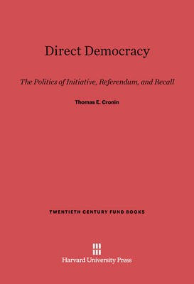 Direct Democracy(English, Electronic book text, Cronin Thomas E.)