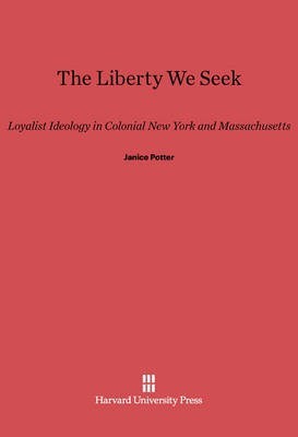 The Liberty We Seek(English, Electronic book text, Potter Janice)