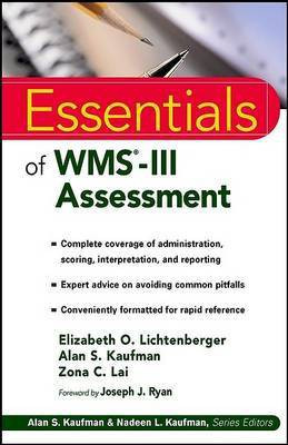 Essentials of WMS-III Assessment(English, Electronic book text, Lichtenberger Elizabeth O.)