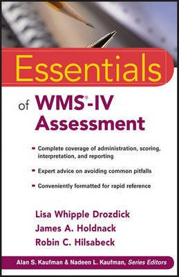 Essentials of WMS-IV Assessment(English, Electronic book text, Drozdick Lisa W.)