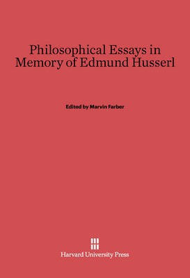Philosophical Essays in Memory of Edmund Husserl(English, Electronic book text, unknown)
