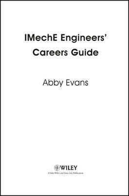 IMechE Engineers' Careers Guide(English, Electronic book text, Evans Abby)
