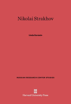 Nikolai Strakhov(English, Electronic book text, Gerstein Linda)