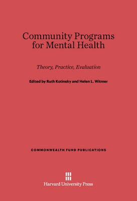 Community Programs for Mental Health(English, Electronic book text, unknown)