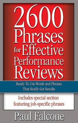 2600 Phrases for Effective Performance Reviews(English, Electronic book text, Falcone Paul)