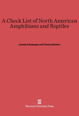A Check List of North American Amphibians and Reptiles(English, Electronic book text, unknown)