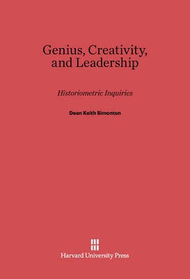 Genius, Creativity, and Leadership(English, Electronic book text, Simonton Dean Keith)