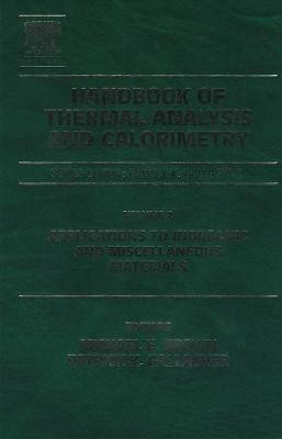 Handbook of Thermal Analysis and Calorimetry: Volume 2(English, Hardcover, unknown)