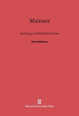 Malraux(English, Electronic book text, Wilkinson David)