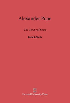 Alexander Pope(English, Electronic book text, Morris David B.)