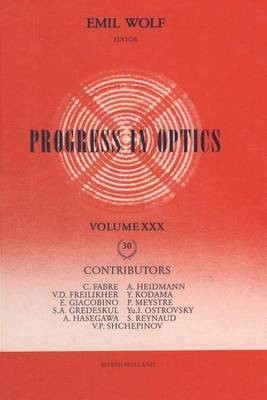 Progress in Optics Volume 30(English, Electronic book text, Unkown Author Author)