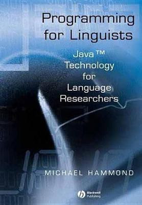 Programming for Linguists(English, Electronic book text, Hammond Michael)