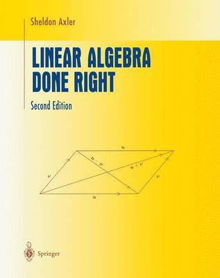 Linear Algebra Done Right(English, Electronic book text, Axler Sheldon Jay)