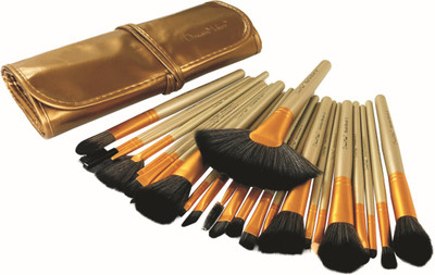 

Dream Maker 24 Piece Makeup Brush Set ( Beige )(Pack of 24)