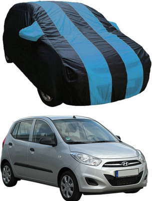 ABS AUTO TREND Car Cover For Hyundai i10 (With Mirror Pockets)(Multicolor)