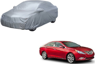 AUTO STAR Car Cover For Chevrolet Spark (Without Mirror Pockets)(Silver)