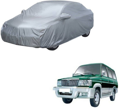 AUTO STAR Car Cover For Toyota Qualis (Without Mirror Pockets)(Silver)