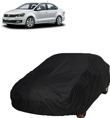 QualityBeast Car Cover For Volkswagen Vento (Without Mirror Pockets)(Black)