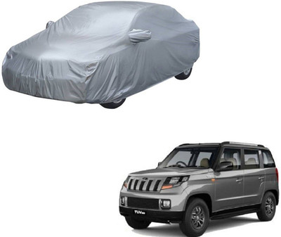 ALLVIN Car Cover For Mahindra TUV300 (Without Mirror Pockets)(Silver)