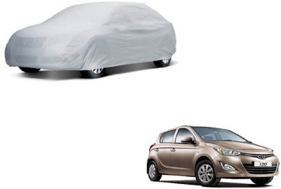 AUTO STAR Car Cover For Hyundai i20 (Without Mirror Pockets)(Silver)