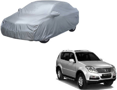 AUTO STAR Car Cover For Chevrolet Tavera (Without Mirror Pockets)(Silver)