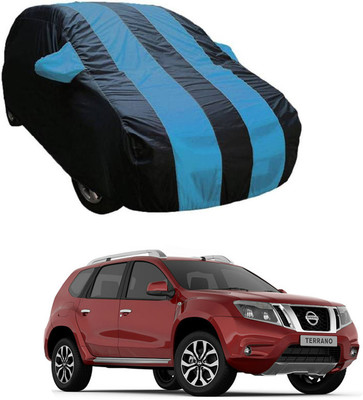 ABS AUTO TREND Car Cover For Nissan Terrano (With Mirror Pockets)(Multicolor)