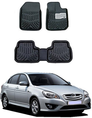 MAGNET Plastic 3D Mat For  Hyundai Verna(Black)