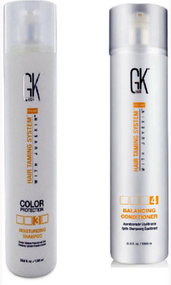 

Global Keratin Hair Taming System Moisturizing Shampoo & Balancing Conditioner 1000ml(Set of 2)