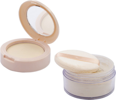 

One Personal Care 2 in 1 Whitening Skin Highlighting Complexion (01) Pressed + Loose Powder Compact(Buttermilk)