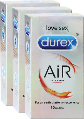 Durex Air Ultra Thin Condom(Set of 3, 30S)