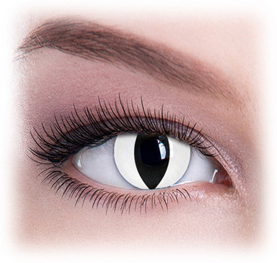 

Colour Perfection White Cat Crazy Contact Lenses/ With out power Quaterly Contact Lens (0.00, White ,Pack of 2) Quaterly Contact Lens(0.00, White, Pack of 2)