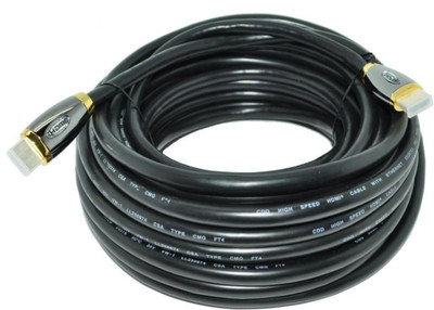 

security store HDMI cable mal to male 10 meter HDMI Cable(Compatible with PC, PROJECTOR,TV etc., Black)
