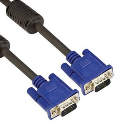 

XBOLT High Quality Full Copper 3 MTR Male TO Male VGA Cable(Computer, TV, Black)