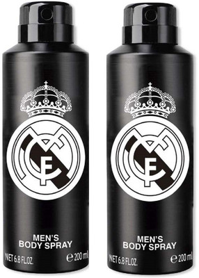 

Real Madrid Original Black Combo Pack Of 2 Deodorant Spray - For Men(400 ml, Pack of 2)