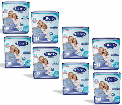 

Liberty OVER NIGHT PROTECTION PANT STYLE ADULT DIAPER XL SIZE - XL(80 Pieces)