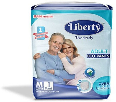 

Liberty OVER NIGHT PROTECTION PANT STYLE ADULT DIAPER M SIZE - M(10 Pieces)