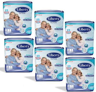 

Liberty OVER NIGHT PROTECTION PANT STYLE ADULT DIAPER M SIZE - M(60 Pieces)