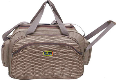 

Inte Enterprises (Expandable) Expandable Waterproof Polyester Lightweight Luggage Travel 40 L Duffel Bag with 2 Wheels Travel Duffel Bag(Brown)