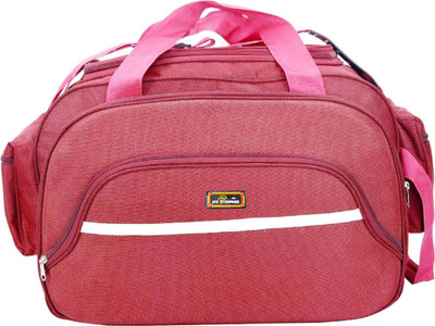 

Inte Enterprises (Expandable) Expandable Waterproof Polyester Lightweight Luggage Travel 40 L Duffel Bag with 2 Wheels Travel Duffel Bag(Red)