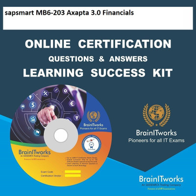 

SAPSMART MB6-203 Axapta 3.0 Financials Online Certification Video Learning Success Kit(DVD)