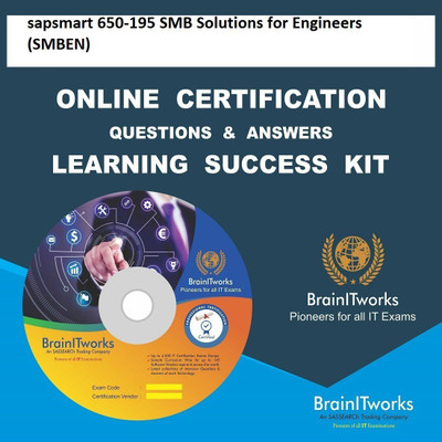 

SAPSMART 650-195 SMB Solutions for Engineers (SMBEN) Online Certification Video Learning Success Kit(DVD)