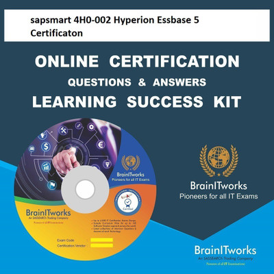 

SAPSMART 4H0-002 Hyperion Essbase 5 Certificaton Online Certification Video Learning Success Kit(DVD)