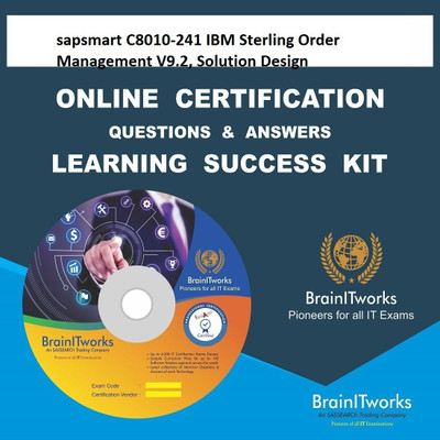 

SAPSMART C8010-241 IBM Sterling Order Management V9.2, Solution Design Online Certification Video Learning Success Kit(DVD)