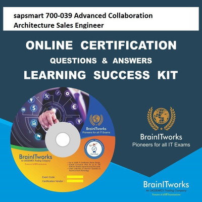 

SAPSMART 700-039 Advanced Collaboration Architecture Sales EngineerCertification Online Learning Made Easy(DVD)