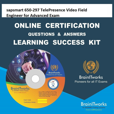 

SAPSMART 650-297 TelePresence Video Field Engineer for Advanced Exam Online Certification Video Learning Success Kit(DVD)