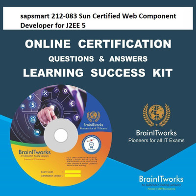 

SAPSMART 212-083 Sun Certified Web Component Developer for J2EE 5 Online Certification Video Learning Success Kit(DVD)