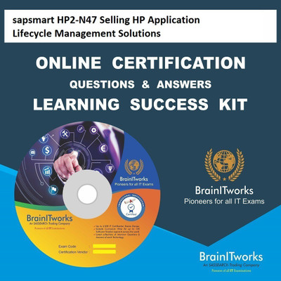 

SAPSMART HP2-N47 Selling HP Application Lifecycle Management Solutions Online Certification Video Learning Success Kit(DVD)
