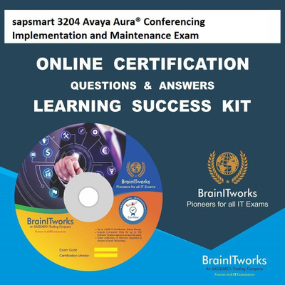

SAPSMART 3204 Avaya Aura® Conferencing Implementation and Maintenance Exam Online Certification Video Learning Success Kit(DVD)